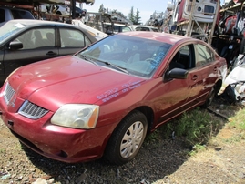 2005 MITSUBISHI GALANT ES BURGUNDY 2.4L AT 163767